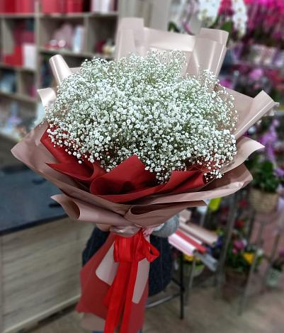 Букет цветов из: Гипсофила в Малояз