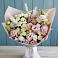 Букет цветов из: Альстромерии и Розы в Малояз
