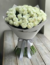 Букет 35 Белых роз в Малояз