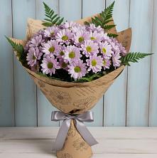 Букет цветов из:  Хризантемы в Малояз
