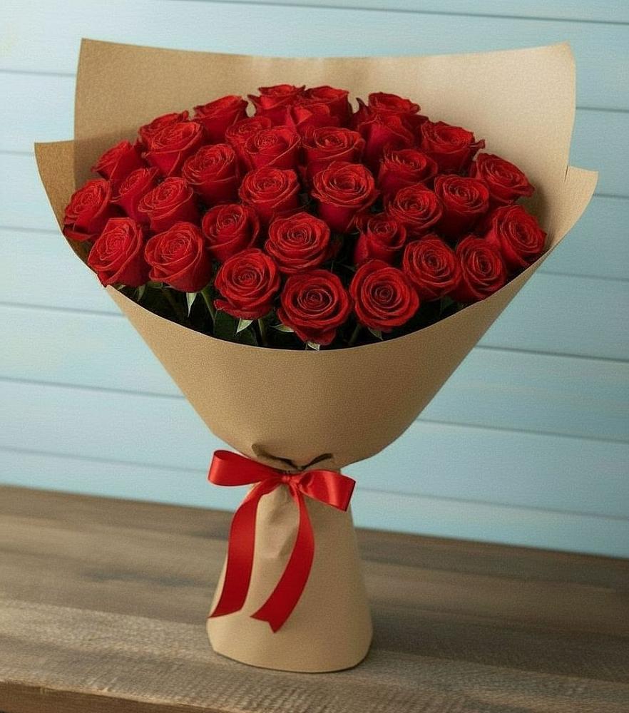 Букет Красные розы Милано в Малояз