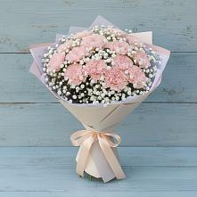 Букет цветов из:  Гвоздики в Малояз