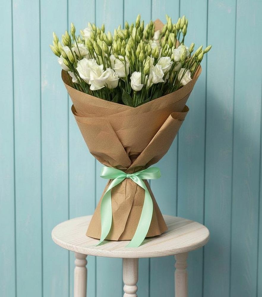 Букет цветов из: Лизиантусы в Малояз