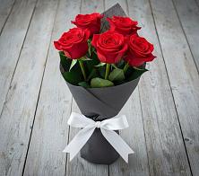 Букет 5 Красных роз Эдлесс Лав #REPLACE_PRED# Малояз