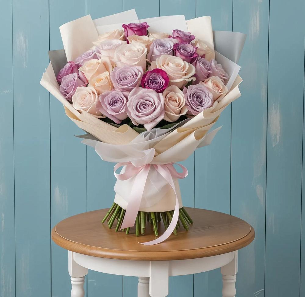 Букет цветов из: Розы в Малояз