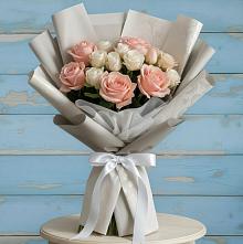Букет цветов из:  Розы #REPLACE_PRED# Малояз