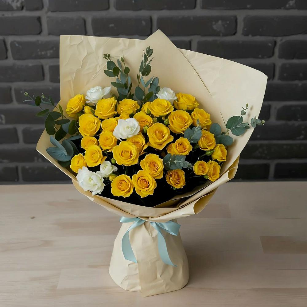 Букет цветов из: Розы в Малояз