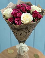 Букет цветов из:  Розы #REPLACE_PRED# Малояз
