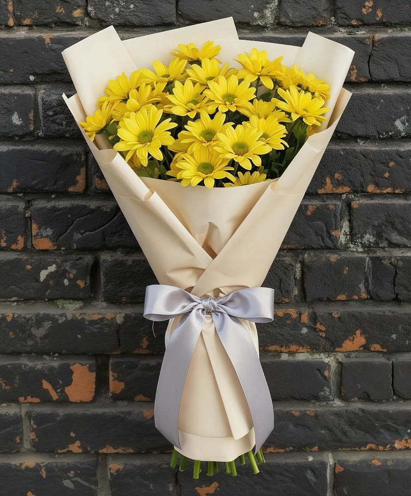 Букет цветов из: Хризантемы в Малояз