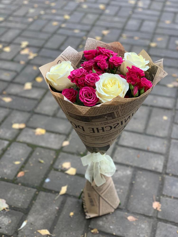 Букет цветов из: Розы в Малояз