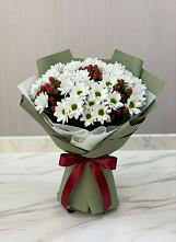 Букет цветов из:  Хризантемы #REPLACE_PRED# Малояз