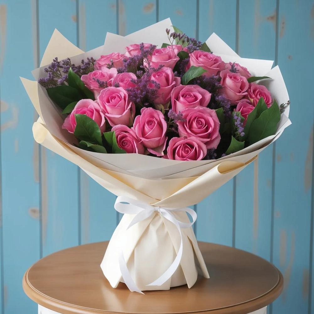 Букет цветов из: Розы в Малояз