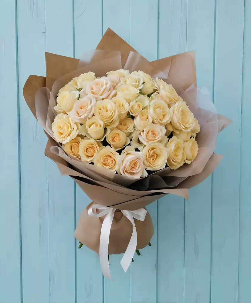 Букет Кремовое облако в Малояз