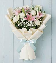 Букет цветов из:  Лилии в Малояз