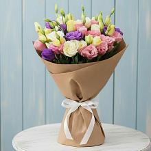 Букет цветов из:  Лизиантусы в Малояз