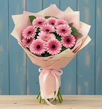 Букет цветов из:  Герберы в Малояз