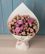 Букет цветов из:  Розы #REPLACE_PRED# Малояз